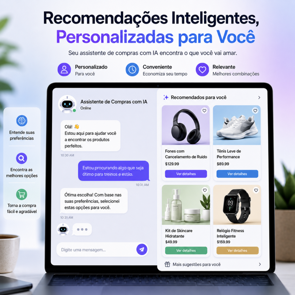 Chatbot com Recomendação de Produtos: como usar no e-commerce e aumentar conversões 1 Chatbot com Recomendação de Produtos: como usar no e-commerce e aumentar conv